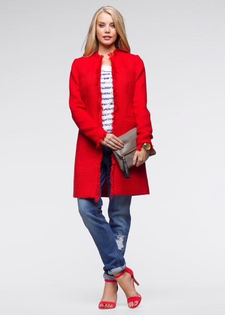 Buklé kabátik bodyflirt 36/38, bonprix,36