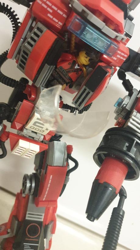 Skladačka úplná kópia lego ninjako 70615 - robot,