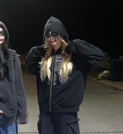 Skeleton halloween mikina, l