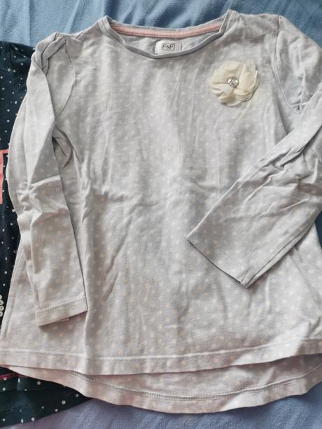 2x tričko 4-5rokov, f&f,110