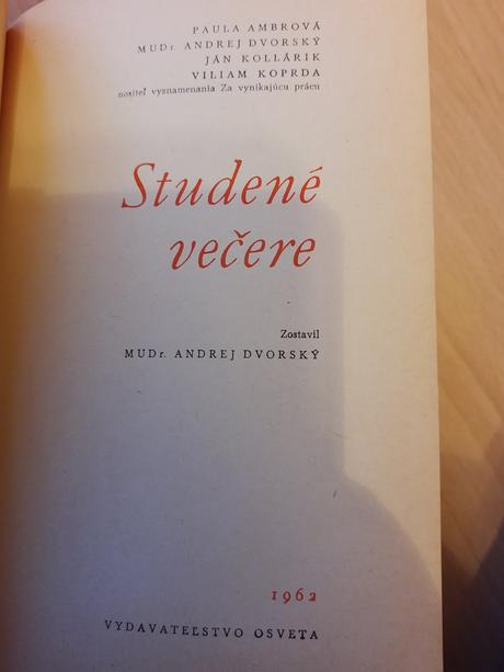 Studené večere, 