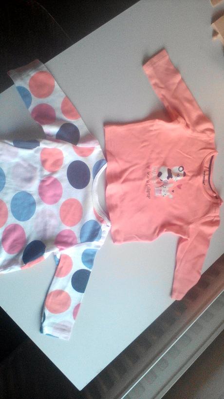 2ks tričiek s dlhými rukávmi, 74