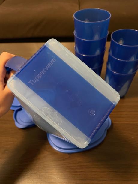 Tupperware sada pohárov a dzbanu, 