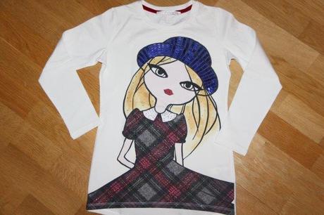 Tričko s dievčaťom, 128