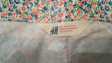 Šortky, h&m,164