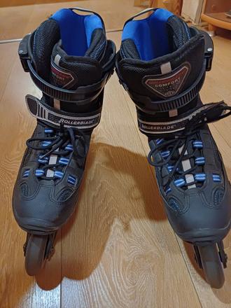 Málo jazdené kolieskové korčule rollerblade č.39, rollerblade,39
