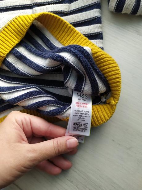 Pulover 4-5rokov 110 m&s, marks & spencer,110