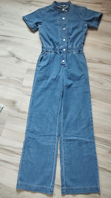 Dámsky riflový overal, s