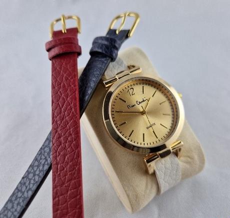 Dámske hodinky + 2 remienky k tomu, pierre cardin