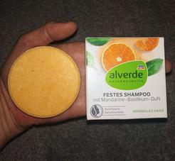 Tuhý šampón na vlasy alverde mandarínka & bazalka