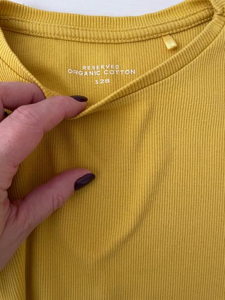 Reserved zlte tricko s dlhym rukavom, reserved,128