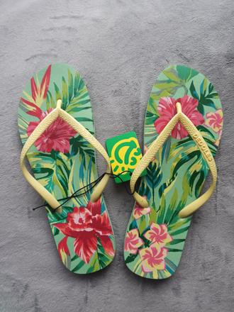 Žabky dedoles tropické kvety, 39