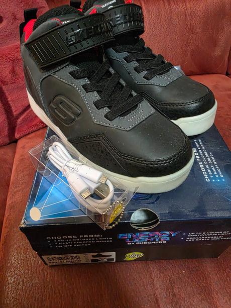 Detské svietiace tenisky skechers 35, skechers,35