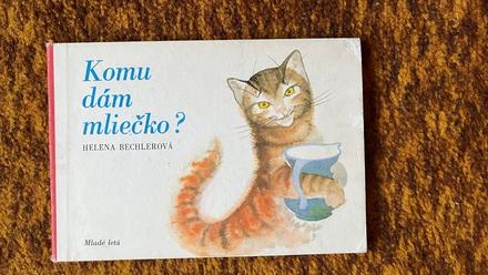 Retro knižka - komu dám mliečko, 