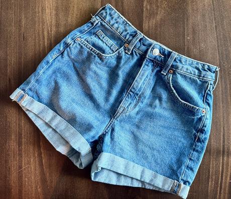 Riflové kraťasy, h&m,34