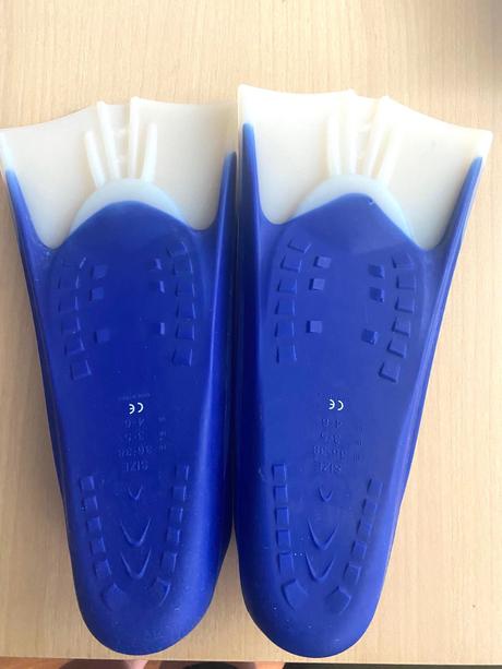 Plavecké plutvy veľ. 36-38, zánovné., 