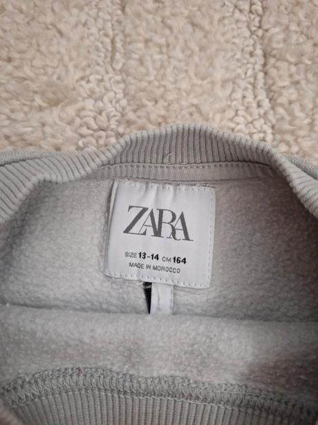 Svetlosivá new york city mikina so srdiečkom, zara,s