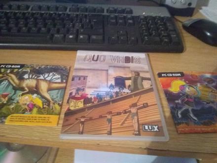 2 dvd edukatívne hry a 1 dvd film, 