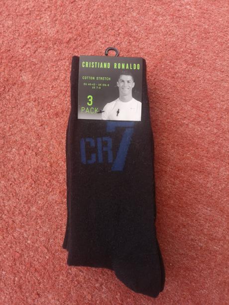 Cristiano ronaldo ponožky 3 páry veľkosť 40-43, 40 / 42 / 44 / 46