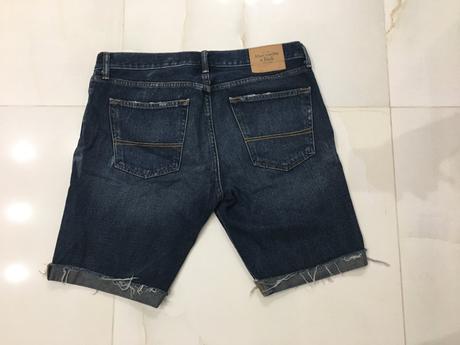 Riflové šortky a&f, abercrombie&fitch,l