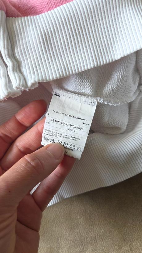 Bavlnená mikina veľ.134/140 benetton, benetton,134
