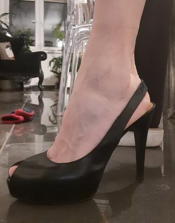 Letne lodičky na podpatku, 38