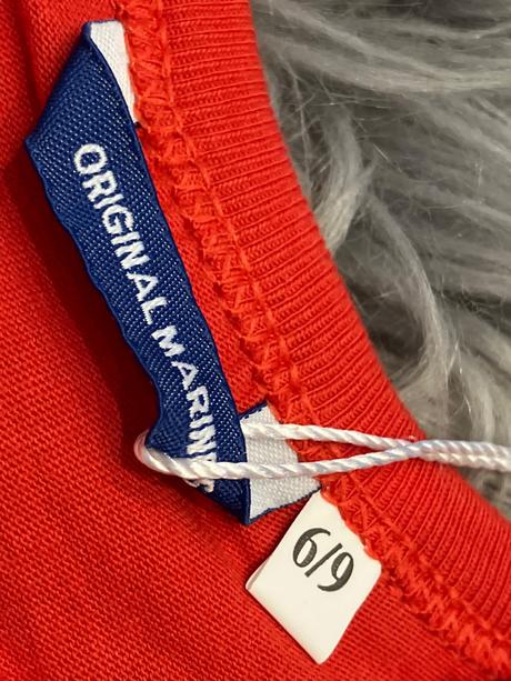 Chlapčenské tričko s potlačou červené (6-9 mes.), original marines,68