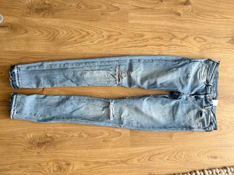 Modre skinny, h&m,30