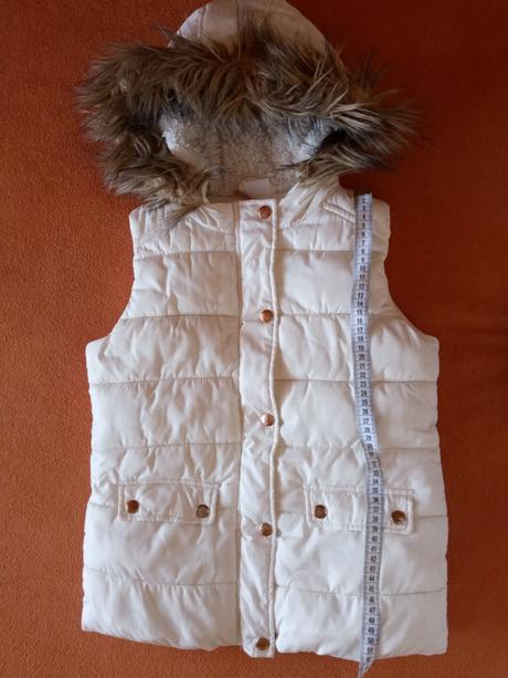 Biela vetrovka bez rukávov, f&f,128