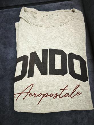 Svetlo šedé tričko aeropestale, aeropostale,m