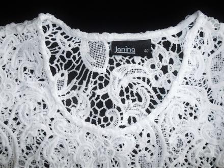 Dierkovaný ažúrový topík janina veľ. 40, 40