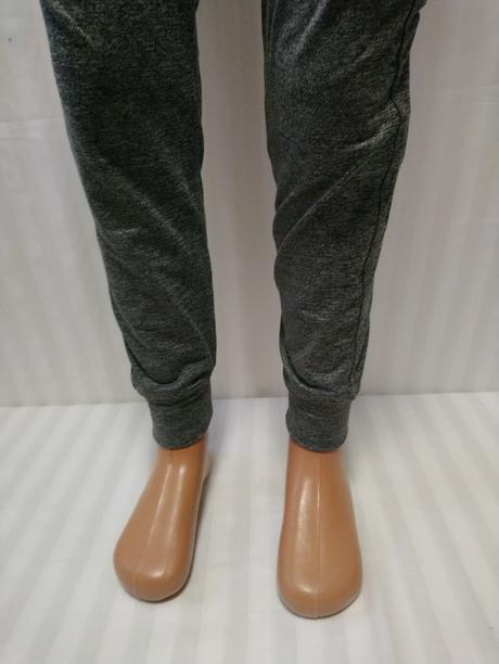 Dievčenské tmavo sivé elastické tepláky, f&f, f&f,128