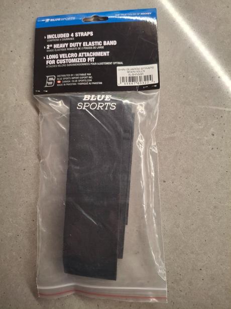 Nové - pásky na hokejové holenné chrániče- veĺ.sen, blue sports