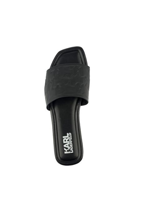 Kožené čierne šľapky karl lagerfeld 40, karl lagerfeld,40