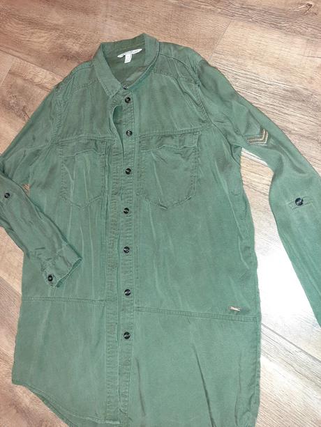 Predĺžená army košeľa tomtailor xs, tom tailor,xs
