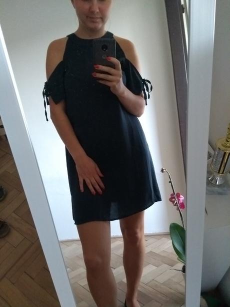 Šaty kratke čierne letne, reserved,xs