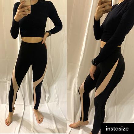 H&m leginy s vysokym pasom, h&m,xs