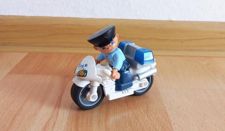 Lego duplo policajná motorka,