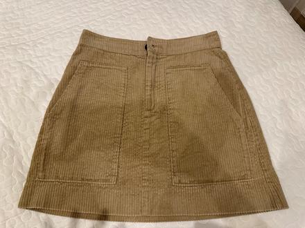 Menčestráková sukňa, h&m,38