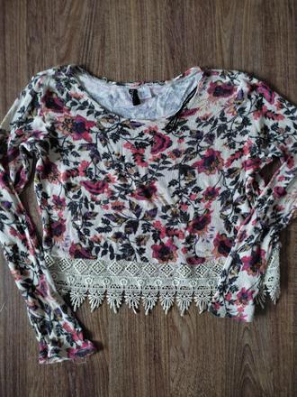 Svetrík crop, h&m,xs
