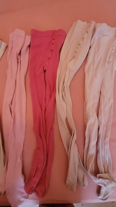 Pančuchy hm-veľ.122/128-7 kusov-super stav, h&m,140