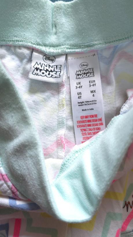Predám dievčenské kraťasy zn. disney, disney,104