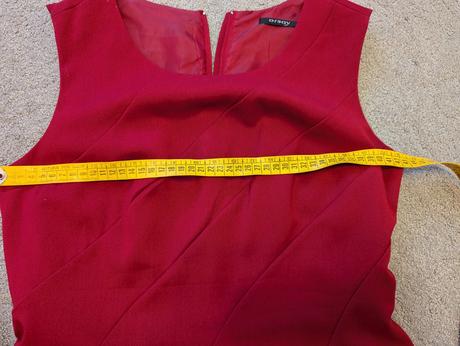 Orsay šaty červené, orsay,m