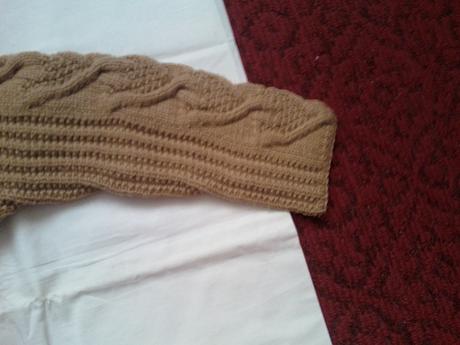 Muštárový sveter, s