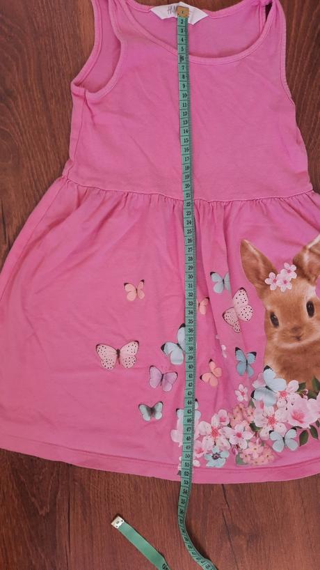 Šaty so zajačikom, h&m,110