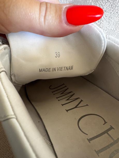 Jimmy choo luxusné kožené tenisky 39, jimmy choo,39