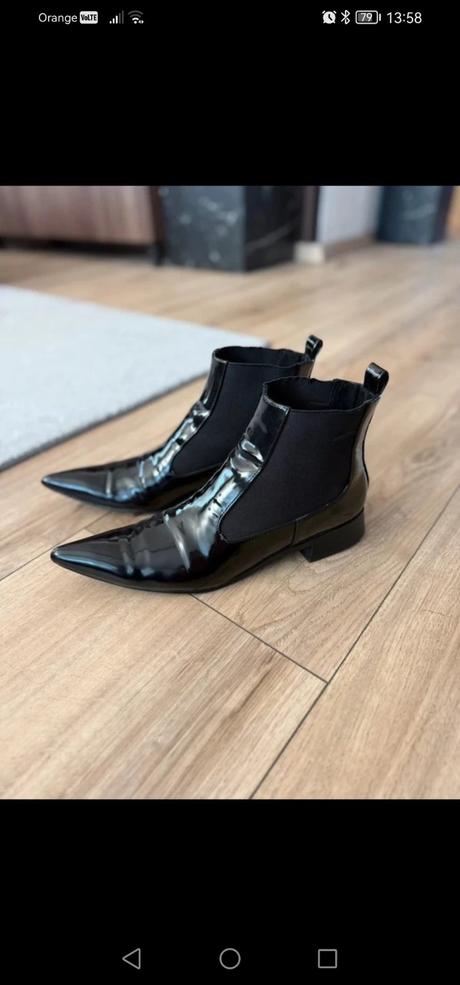 Lakované kotníky, zara,39