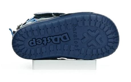 D.d.step - zimná obuv w070 royal blue s dinosaurom, d.d.step,20 - 25