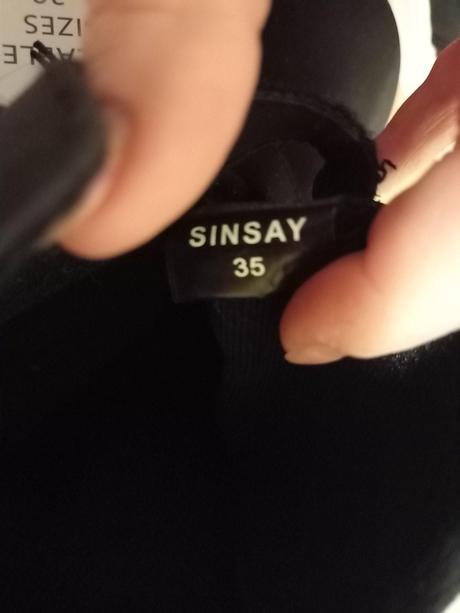 Topánky na prechodné obdobie, sinsay,34