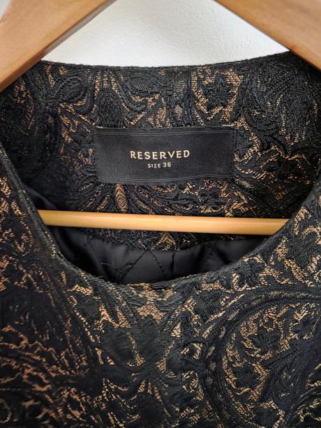 Brokátový kabát, reserved,s